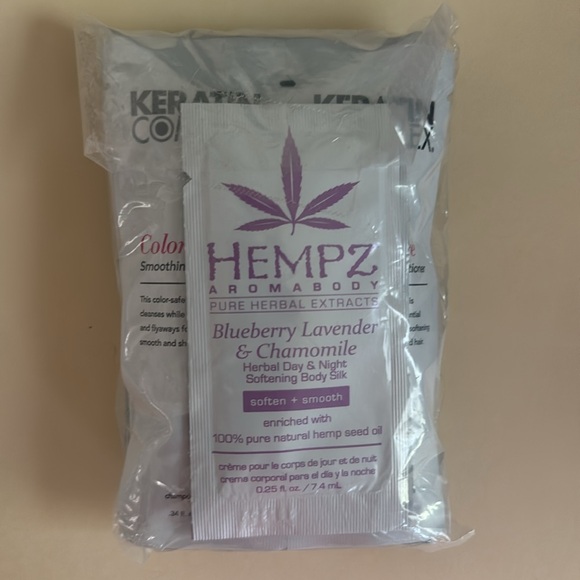 DEVACURL Hempz KERATIN COMPLEX better not younger BRIOGEO ag Hair Sample - Picture 8 of 12